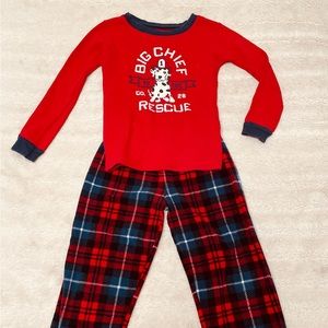 Carters firedog pajamas (fleece pants)